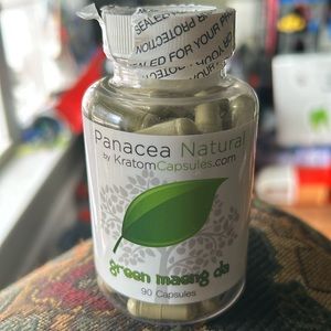 NWT Panacea Natural by KratomCapsules.com 90 count green maeng da